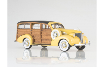 CHEVROLET Woody Station Wagon, yellow / brown