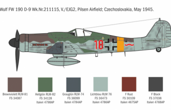 Сборная модель Самолет FW 190 D-9