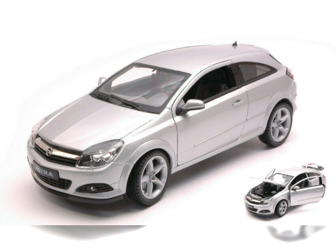 Opel Astra GTC 2005 (Astra H) серебристый