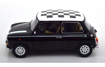 MINI Cooper LHD, black white Chequered Flag