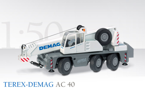 Terex Demag AC 40 Autokran, weiss