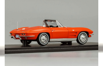 CHEVROLET Corvette C2 Sting Ray Convertible (1963), red