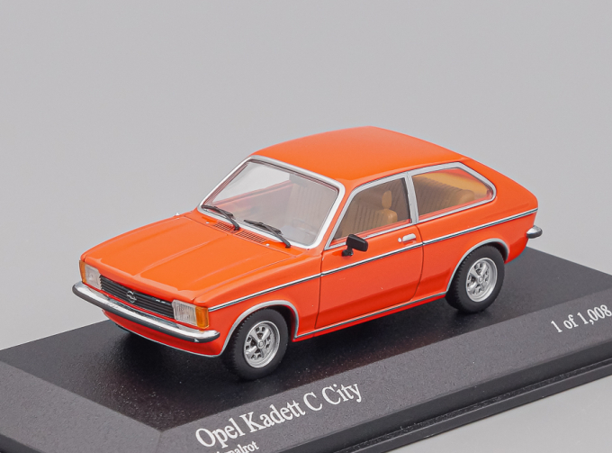 OPEL Kadett C City (1978), red