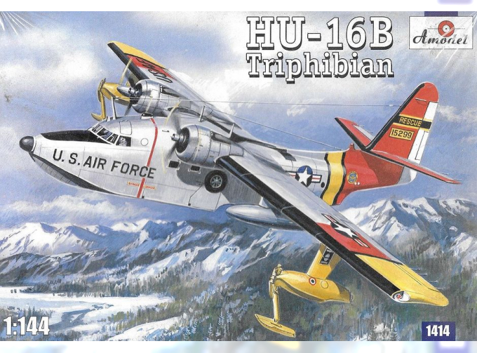 Сборная модель Американский самолет-амфибия Grumman HU-16B Triphibian