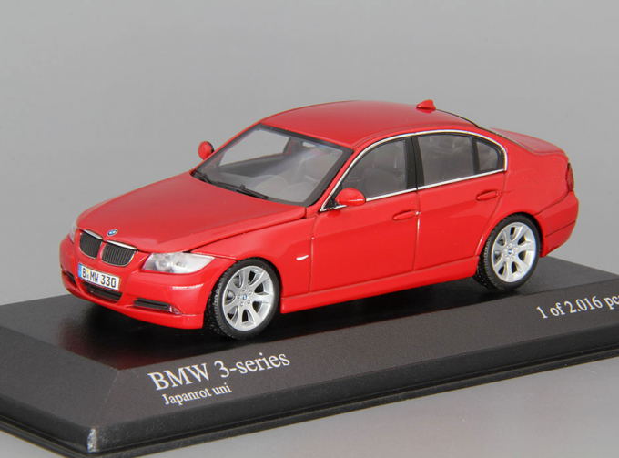 BMW 3-Series (2005), red