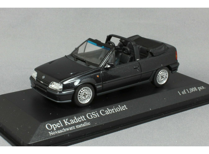 OPEL KADETT GSI CABRIOLET - 1989 - BLACK