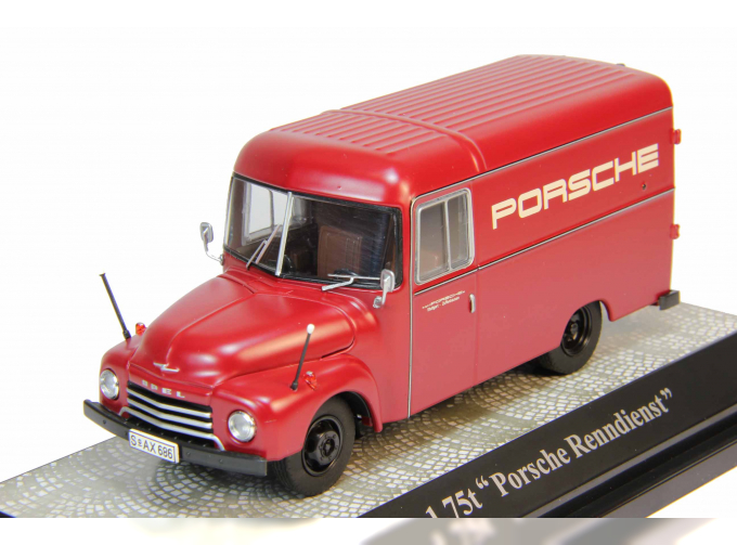 OPEL Blitz 1,75t "Porsche Renndienst", dark red