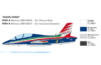 Сборная модель самолет AERMACCHI МВ-339