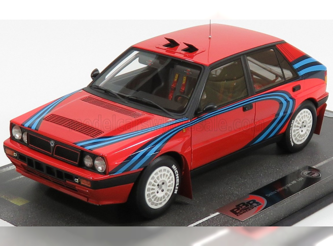 LANCIA Delta Hf Integrale 16v N 0 Base Rally Martini Racing 1989, Red Blue