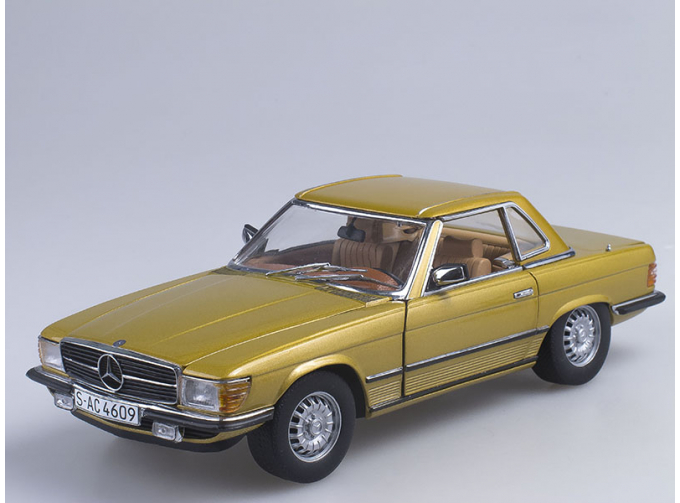 MERCEDES-BENZ 350 SL Hard Top Coupe (1977), gold