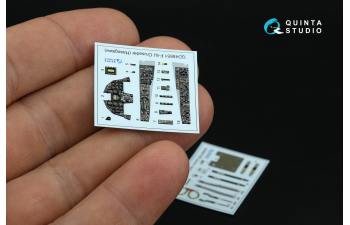 3D Декаль интерьера кабины F-8J Crusader (Hasegawa/Hobby 2000)