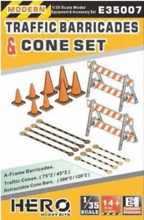 Сборная модель Raffic Barricades & Cone Set