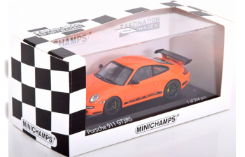 PORSCHE 911 997 Gt3 Rs Coupe (2006), Orange Black