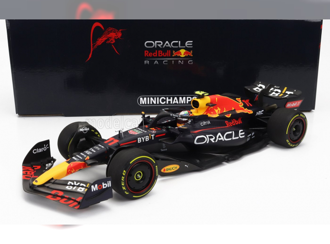 RED BULL F1 Rb18 Team Oracle Red Bull Racing №11 Winner Singapore Gp (2022) Sergio Perez, Matt Blue Yellow Red