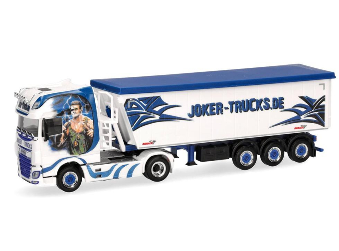 DAF XF 105 Euro6 Joker Trucks, blue/white