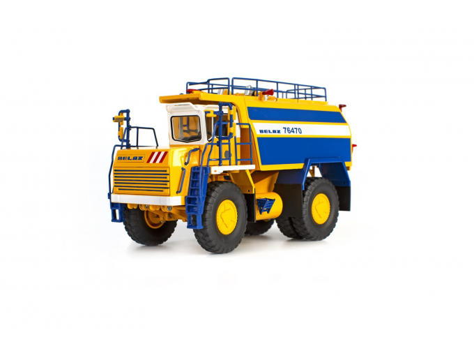 Поливооросительная машина БЕЛАЗ-76470, желтый/синий/белый