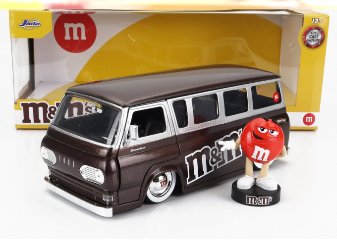 FORD Econoline Minibus With M&m's Figure (1965), Brown