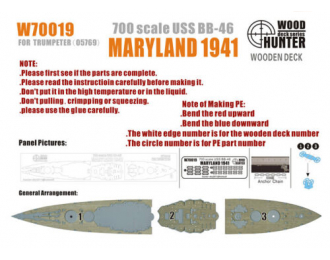 USS BB-46 Maryland 1941