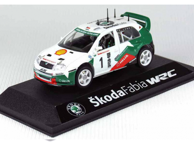 SKODA Fabia WRC, white