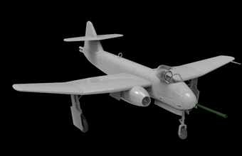 Сборная модель Blohm & Voss BV P178 Bomber Interceptor Jet w/MK-214 50mm Cannon