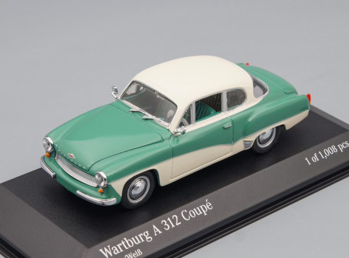 WARTBURG A 312 Coupe, green / beige