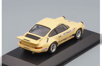 PORSCHE 911 Carrera RSR 2.8 IROC Riverside IROC 1 E. Fittipaldi (1973), light yellow