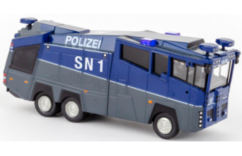 ROSENBAUER Wasserfer 10000 Polizei Sn1 Tanker Truck 3-assi (2009), Blue Grey