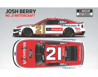 Ford Mustang #21 Josh Berry *Motorcraft* white/red 2025