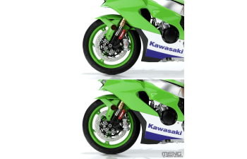 Сборная модель Kawasaki Ninja ZX-10R Pre-Coloured Edition