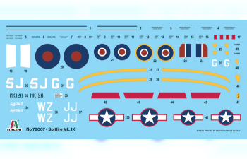 Сборная модель SUPERMARINE Spitfire Mk.ix Military Airplane 1941