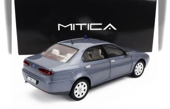 ALFA ROMEO 166 2.4 Jtd (with Decals Comando Esercito Italiano E Civile) (1998) – (lampeggiante Applicabile Con Biadesivo - Flashing Light With Double-sided Tape), Nettuno Grey Met