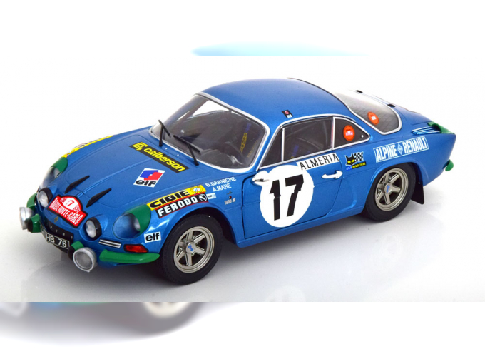 RENAULT Alpine A110 1600S №17 Rally Monte Carlo, Darnice/Mahe (1972)