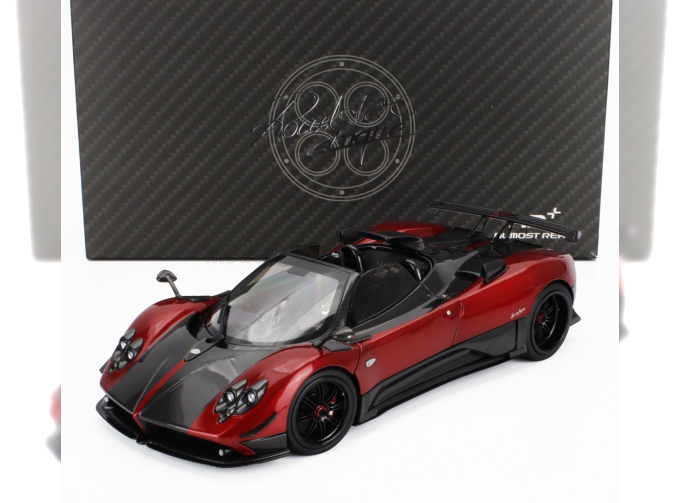 PAGANI Zonda 5 Cinque Roadster (2009), Red Black Carbon