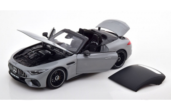 MERCEDES-BENZ AMG SL 63 4Matic+ (R232) with removable Softtop, grey