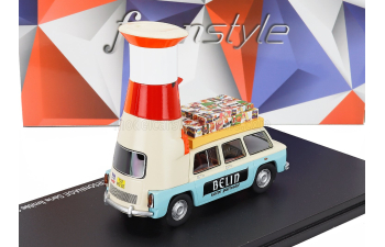 RENAULT R8 Belin Tdf Grand Personnage (1965), Ivory Light Blue