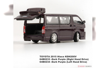 TOYOTA Hiace KDH200V left hand drive (2015), dark purple