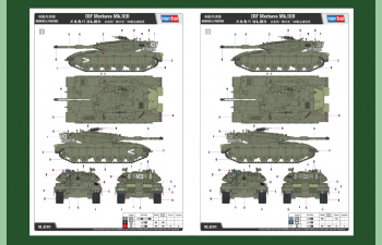 Сборная модель Основной танк IDF Merkava Mk.IIID