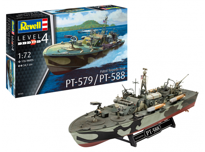 Сборная модель Патрульная Торпедная лодка PT-579 / PT-588