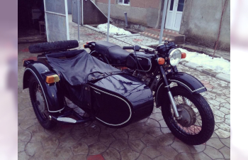 Днепр МТ-10 мотоцикл с коляской (чёрный)