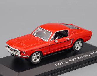 FORD Mustang GT 2+2 Fastback (1968), red