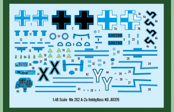 Сборная модель Самолет Me 262 A-2a