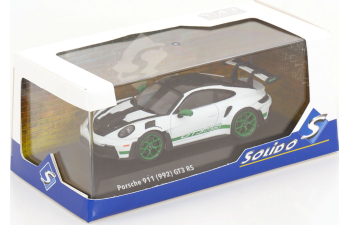PORSCHE 911 992 Gt3 Rs Coupe (2023), white / green