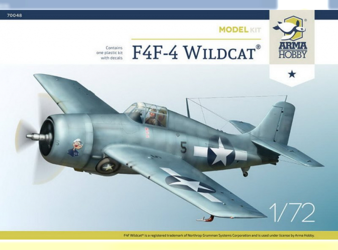 Сборная модель F4F-4 Wildcat