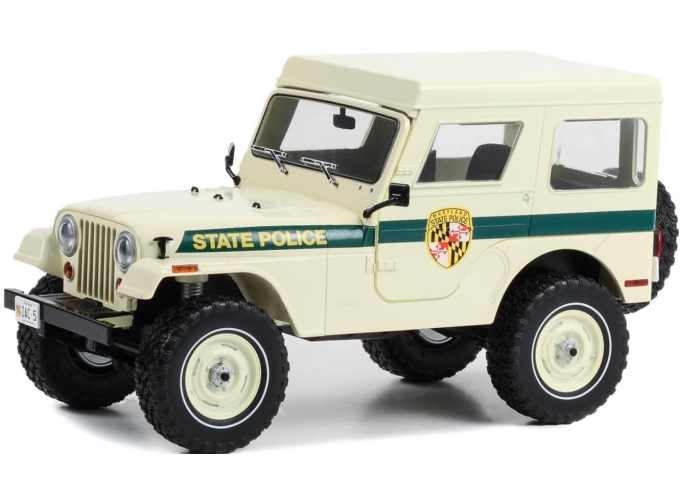 JEEP CJ-5 Hardtop Maryland State Police (1983), beige