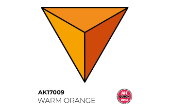 Краска акриловая QUICK GEN - Тёплый оранжевый / WARM ORANGE, 18мл