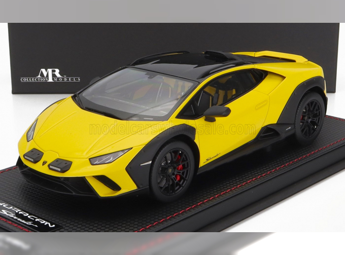 LAMBORGHINI Huracan Sterrato (2022) - Con Vetrina - With Showcase, Giallo - Yellow Black