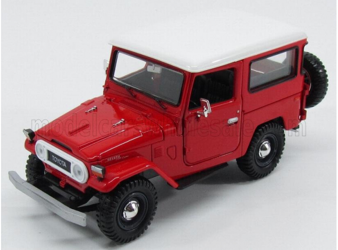 TOYOTA Fj40 Land Cruiser Hard-top Closed (1980), Red White