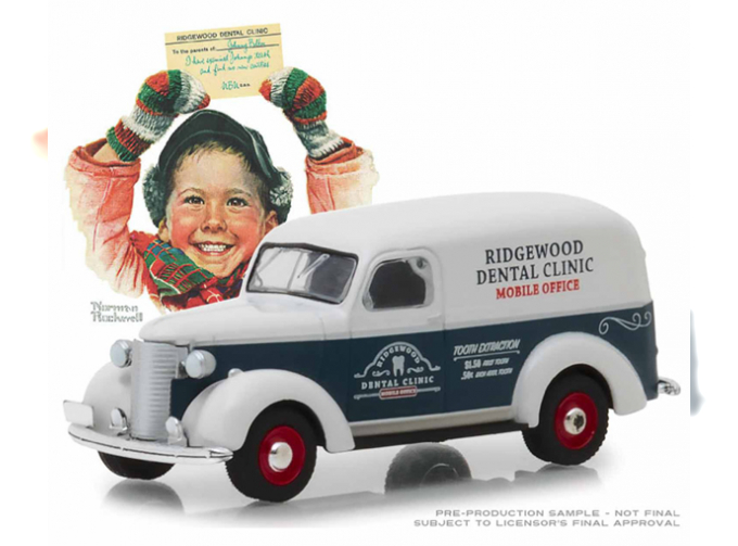 CHEVROLET Panel Truck "Ridgewood Dental Clinic" 1939