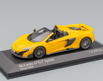 McLAREN 675LT Spider, yellow / grey