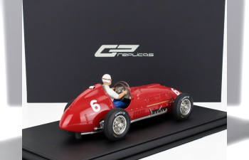 FERRARI F1 375 N 6 2nd Spanish Gp (with Pilot Driver) (1951) Jose Froilan Gonzalez, Red